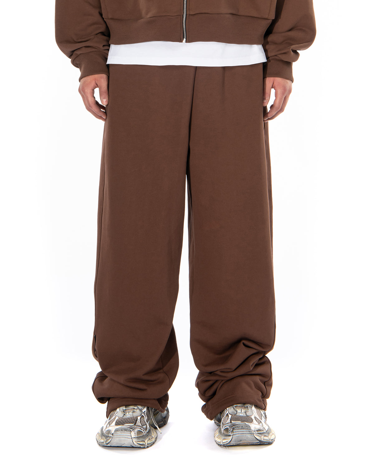 BROKENHEART Brown Joggers | Blowhammer, color_brown