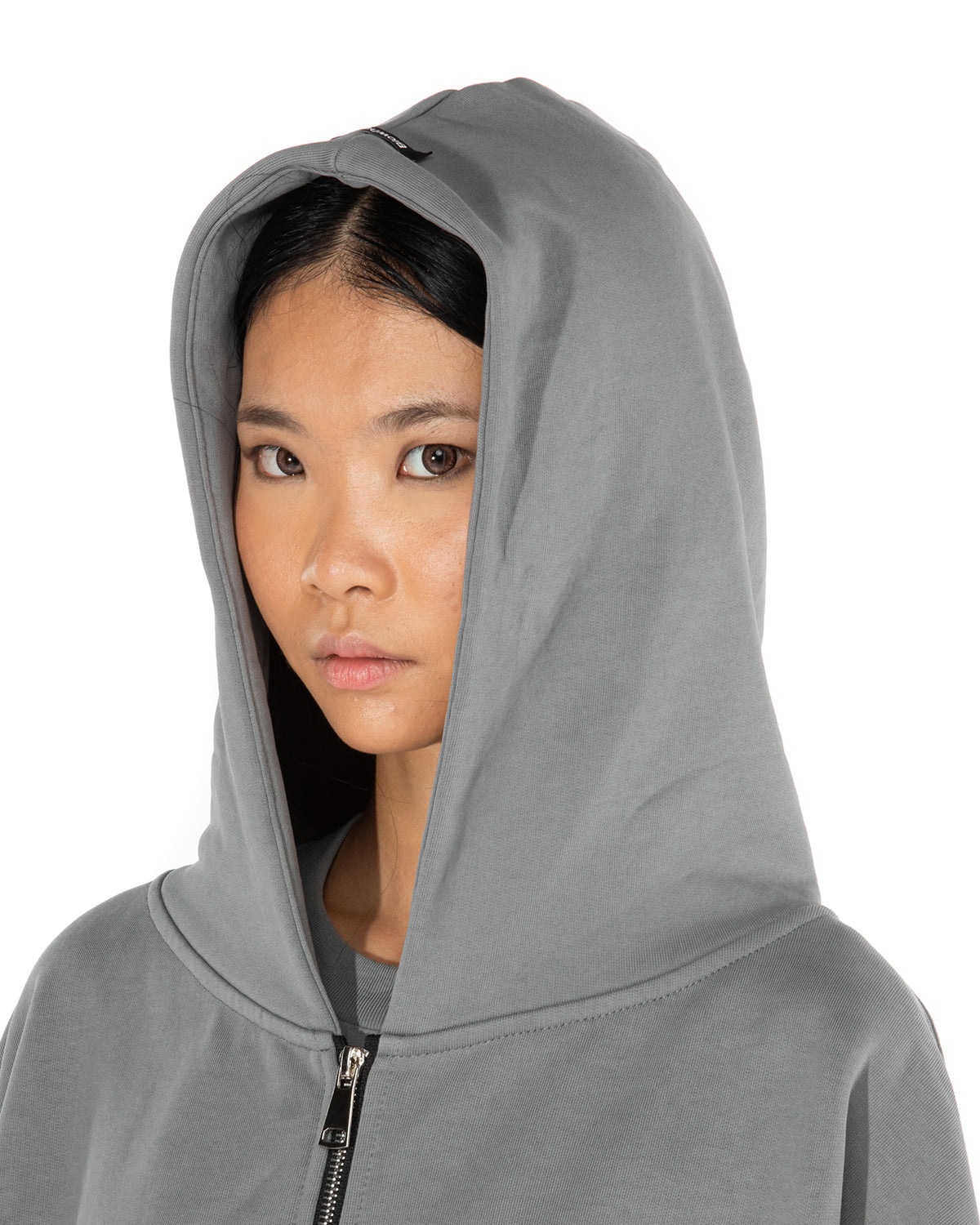 BROKENHEART Grey Zip Hoodie | Blowhammer, color_grey