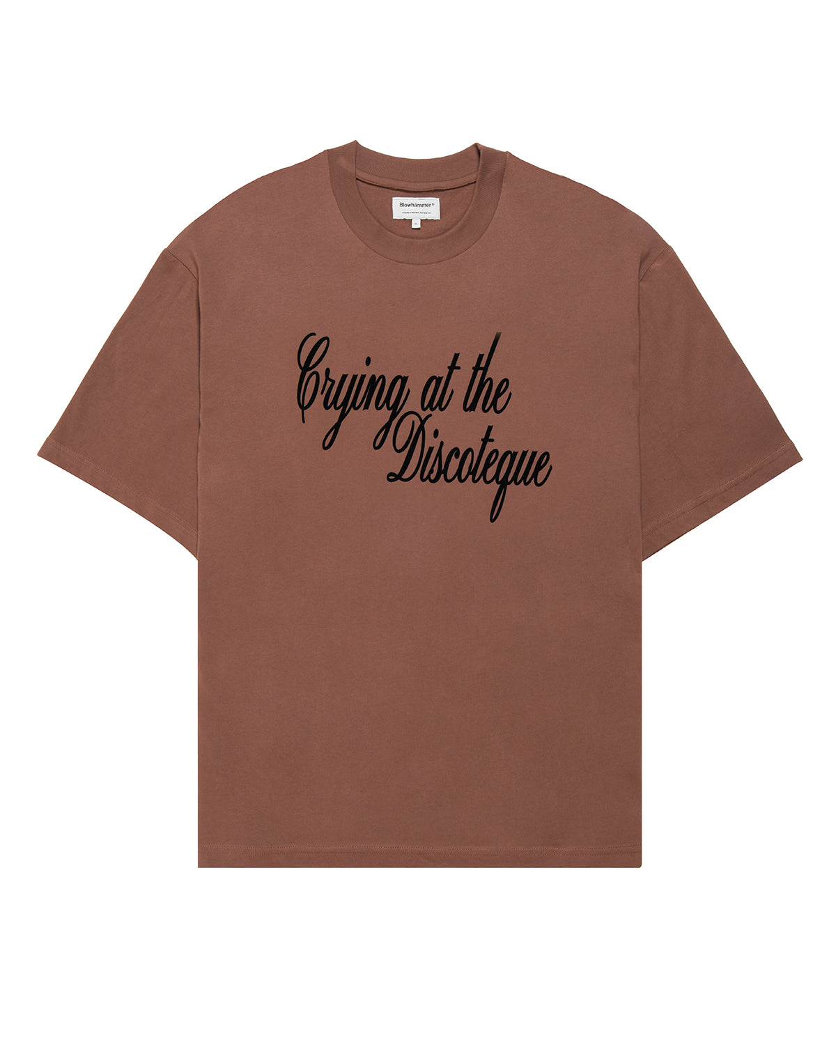 Crying@Disco T-Shirt | Blowhammer, color_brown