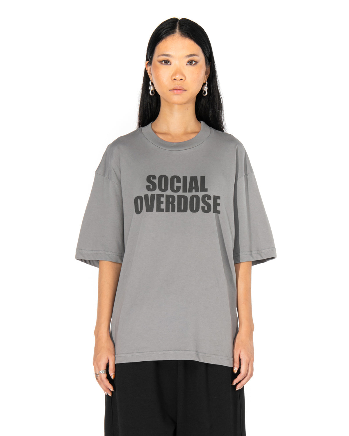 Social Overdose T-Shirt | Blowhammer,color_grey